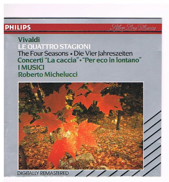 Cover for Antonio Vivaldi · Le Quattro Stagioni, 2 Concertos (CD)
