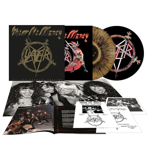 Cover for Slayer · Show No Mercy - 40th Anniversary (LP) [Gold Blackdust Vinyl edition] (2024)