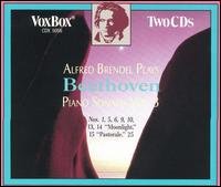 Cover for Brendel Alfred · Piano Sonatas, Vol.  3: Nos. 1/5/6/9/10/13/14 »Moonlight« / 15 »Pastora« VoxBox Klassisk (CD) (2000)