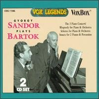 Bartok / Piano Concertos 1-3 - Gyorgy Sandor - Music - VOX - 0047163550621 - July 1, 1994