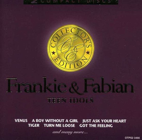 Cover for Frankie Avalon · Frankie &amp; Fabian - Frankie &amp; Fabian Teen Idols Col (CD) (2023)