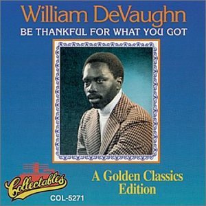 Cover for William Devaughn · Be Thankful For What You Got (CD) (1996)
