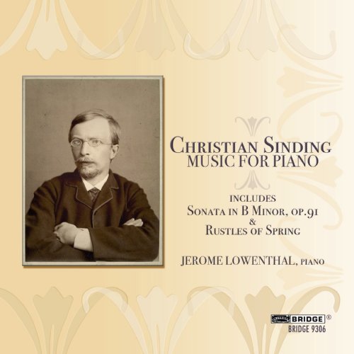 Cover for Sinding / Lowenthal · Music for Piano (CD) (2009)