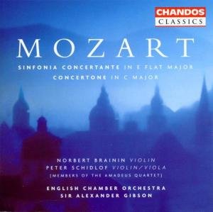 Cover for Wolfgang Amadeus Mozart (1756-1791) · Sinfonia Concertante KV 364 (CD) (2003)