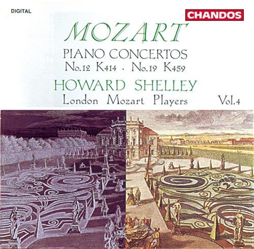 Cover for Mozart / Shelley / London Mozart Players · Piano Concertos 12 &amp; 19 (CD) (1994)