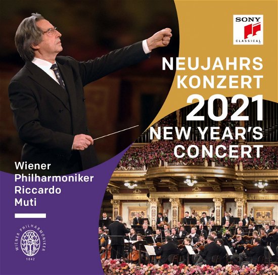 Cover for Riccardo Muti &amp; Vienna Phil-harmonic · New Years Concert 2021 (CD) [International edition] (2021)