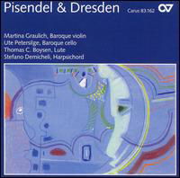 Cover for Pisendel / Heinichen / Bach,w.f. / Hasse / Anon · Pisendel &amp; Dresden: Virtuosic Violin Sonatas (CD) (2004)