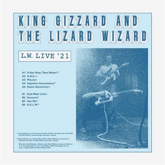 L.W. Live In Australia - King Gizzard & the Lizard Wizard - Música - WE ARE BUSY BODIES - 0634457064621 - 15 de outubro de 2021