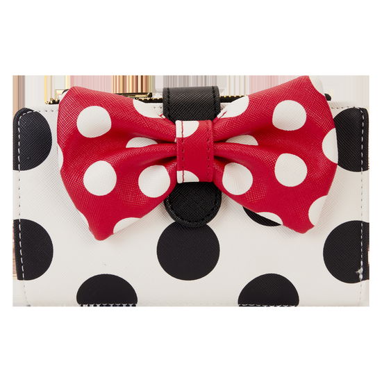 Loungefly Disney: Minnie - Rocks The Dots Classic Flap Wallet (wdwa2933) - Loungefly - Produtos - - 0671803390621 - 17 de janeiro de 2024