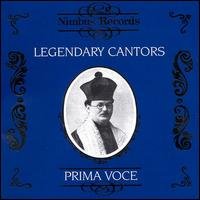 Cover for Legendary Cantors / Various · Legendary Cantors 1907-1947 (CD) (2018)