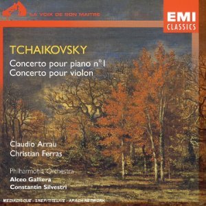 Tchaikovsky - Piano Concerto N.1 / Violun Concerto - Claudio Arrau / Ferras / Philarmonia Orchestra - Muziek - EMI CLASSICS - 0724347675621 - 13 januari 2008