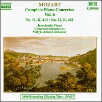 Piano Concerti 11 & 22 - Mozart / Jando / Antal - Musikk - NCL - 0730099520621 - 15. februar 1994