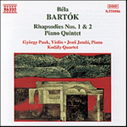 Cover for Kodaly Quartet · Bartok: Rhapsodies Nos. 1 &amp; 2 (CD) (1995)