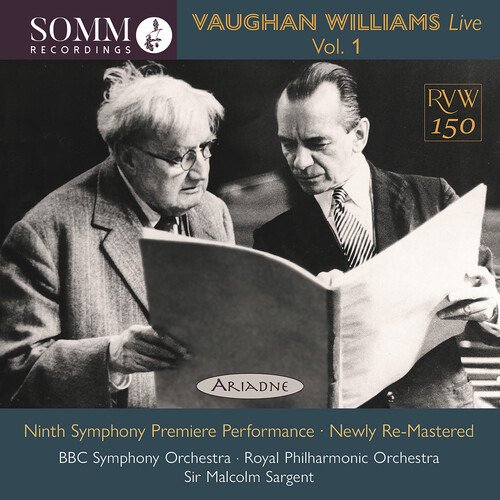 Cover for Williams / Bbc Symphony Orchestra · Vaughan Williams Live 1 (CD) (2022)