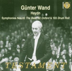 Wand Günter · Symphony 82 + 103 + 92 Testament Klassisk (CD) (2000)