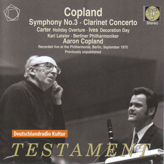 Karl Leister / Aaron Copland / BP · Symfoni nr.3 & Klarinetkoncert m.m. (CD) (2018)