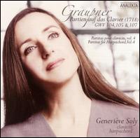 Graupner / Partitas For Harpsichord - Genevieve Soly - Música - ANALEKTA - 0774204911621 - 28 de março de 2005