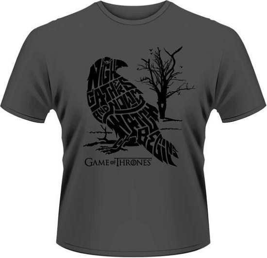 Cover for Game of Thrones · Night Gatherers Grey (T-shirt) [size XXL] (2015)