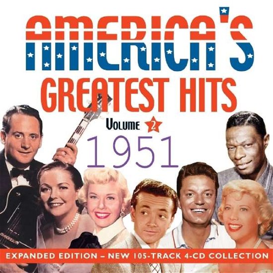 Cover for America's Greatest Hits 1951 / Various · Americas Greatest Hits 1951 (CD) [Expanded edition] (2019)