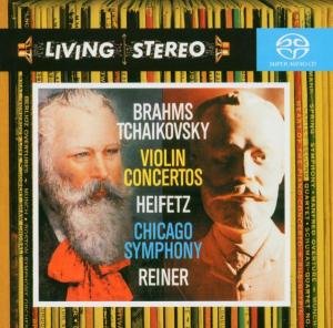 Brahms, Tchaikovsky: Violin Concertos - Jascha Heifetz - Musik - CLASSICAL - 0828766789621 - 30. Juni 1990