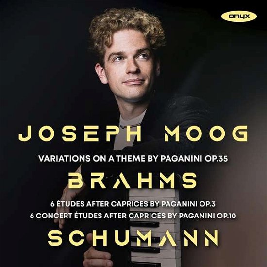 Brahms Variations on a Theme by Paganini Op.35/schumann - Joseph Moog - Música - ONYX - 0880040423621 - 26 de noviembre de 2021
