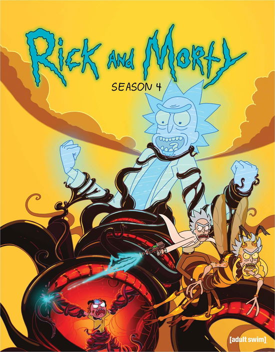 Cover for Rick &amp; Morty: Season 4 (Blu-ray) [Steelbook edition] (2020)