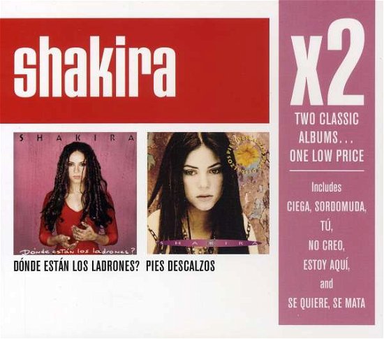 Cover for Shakira · X2: Donde Estan Los Ladrones / Pies Descalzos (CD) (2008)