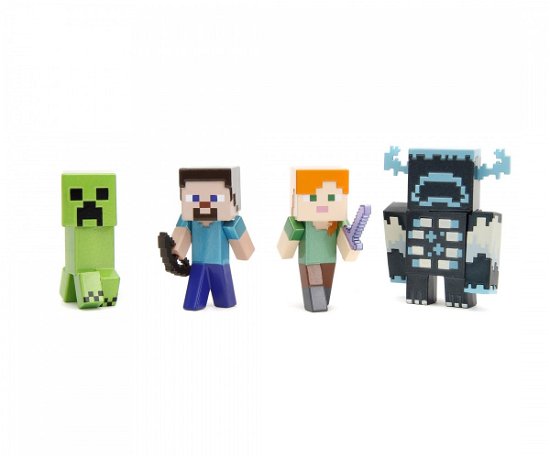 Jada  Minecraft  2.5 Inch Figure 4 Pack Die Cast Toy · Minecraft Nano Metalfigs Diecast Minifiguren 4-er (Toys) (2024)
