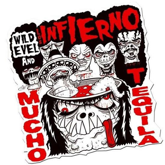 Cover for Wild Evel / Los Inferno · Shape Series Vol.2 (LP) (2013)