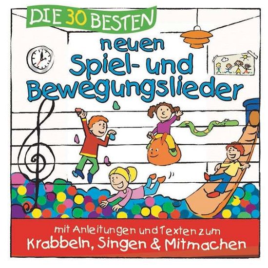 Cover for Sommerland,s. / Glück,k. &amp; Kita-frösche,die · Die 30 Besten Neuen Spiel- Und Bewegungslieder (CD) (2019)