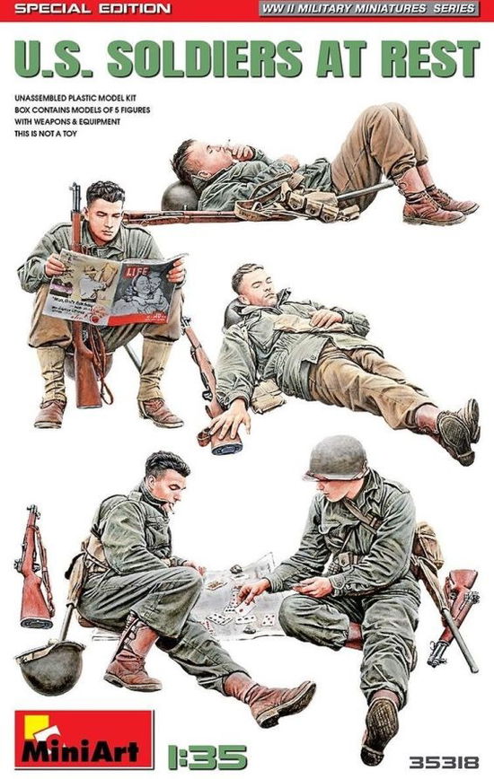 Cover for MiniArt · U.s. Soldiers At Rest. Special Edition 1:35 (1/21) * (Legetøj)