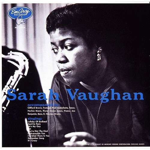 Cover for Sarah Vaughan · With Clifford Brown (CD) [Japan Import edition] (2016)