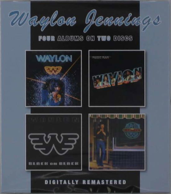 Cover for Waylon Jennings · What Goes Around Comes Around / Music Man / Black On Black / Waylon (CD) (2021)