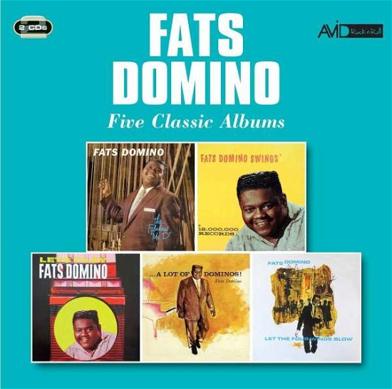 Cover for Fats Domino · Five Classic Albums (The Fabulous Mr. D / Swings / Lets Play Fats Domino / A Lot Of Dominos / Let The Four Winds Blow) (CD) (2017)