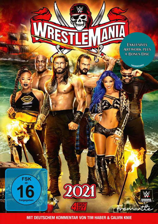 Wwe: Wrestlemania 37-ltd Bonus 4th Disc Edition - Wwe - Movies - Tonpool - 5030697045621 - June 11, 2021