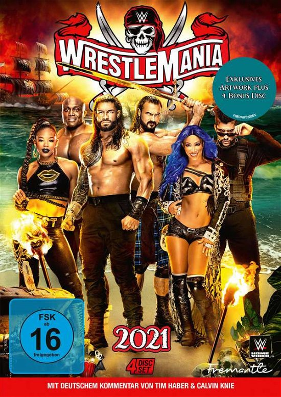 Cover for Wwe · Wwe: Wrestlemania 37-ltd Bonus 4th Disc Edition (DVD) [Special edition] (2021)