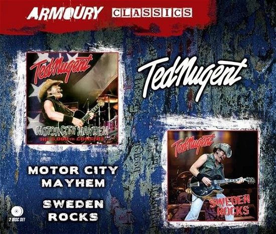 Cover for Ted Nugent · Motor City Mayhem + Sweden Rocks (CD) (2014)