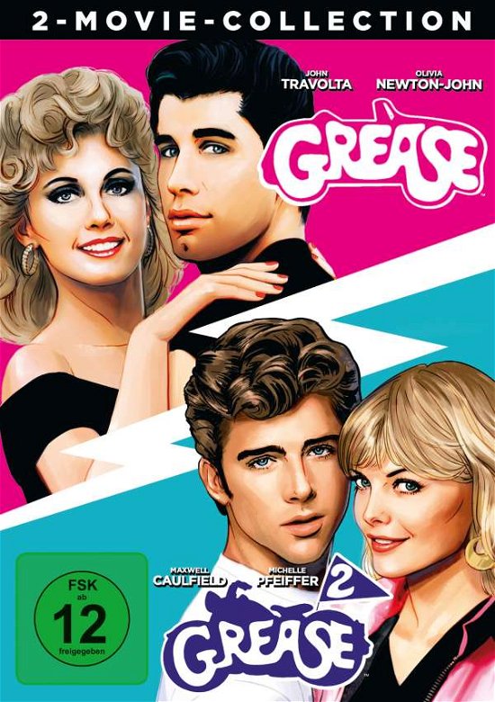 Cover for Adrian Zmed,michelle Pfeiffer,john Travolta · Grease Remastered+grease 2-2-movie... (DVD) (2018)