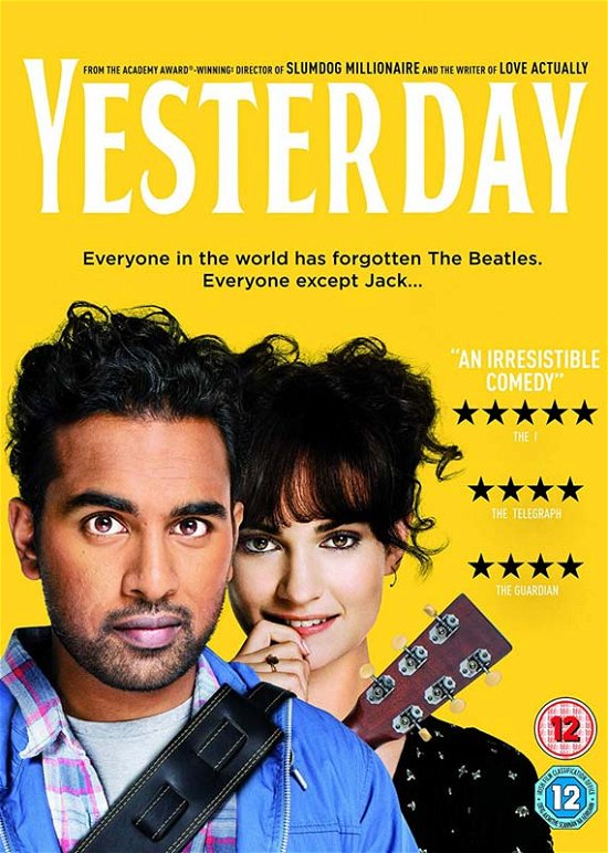 Cover for Yesterday (DVD) (2019)