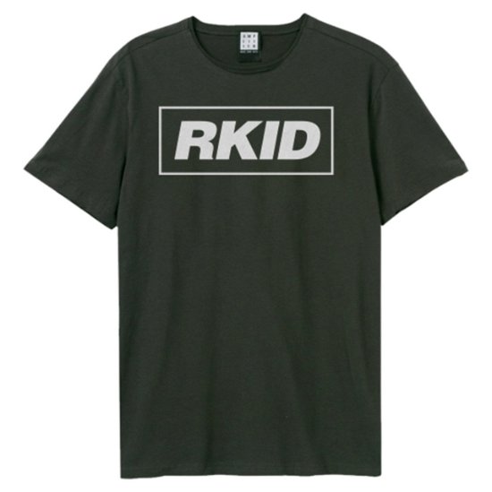 Liam Gallagher Rkid Amplified Vintage Charcoal Small T Shirt - Liam Gallagher - Produtos - AMPLIFIED - 5054488863621 - 