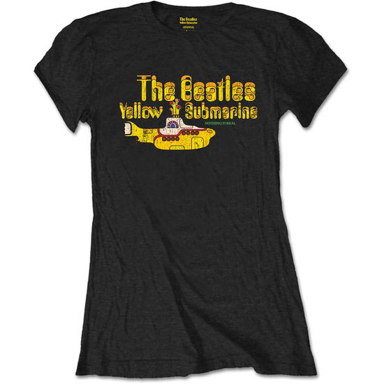Cover for The Beatles · The Beatles Ladies Retail Pack T-Shirt: Nothing Is Real (Black) (T-shirt) [size XL] [Black - Ladies edition] (2018)
