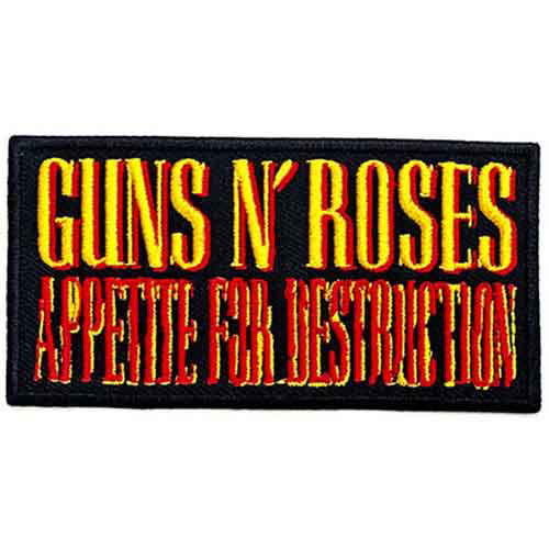 Cover for Guns N Roses · Guns N' Roses Woven Patch: Appetite for Destruction (Standard) (Patch)