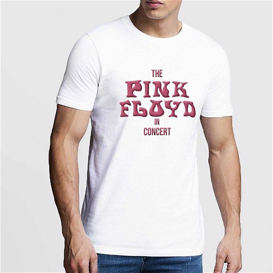 Pink Floyd Unisex Hi-Build T-Shirt: In Concert - Pink Floyd - Koopwaar -  - 5056561047621 - 
