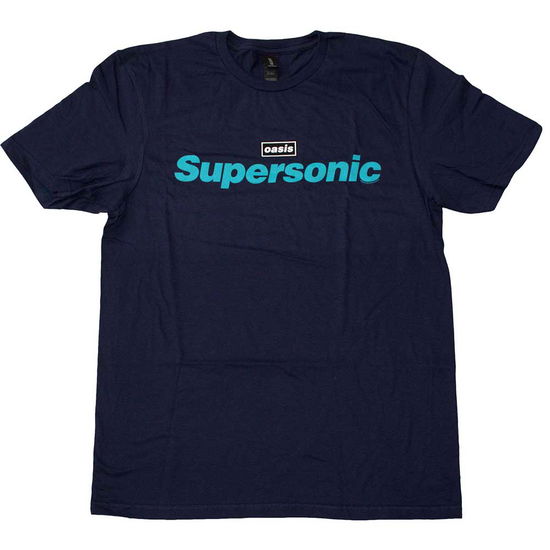 Oasis Unisex T-Shirt: Supersonic Title Colour - Oasis - Fanituote -  - 5056737271621 - 