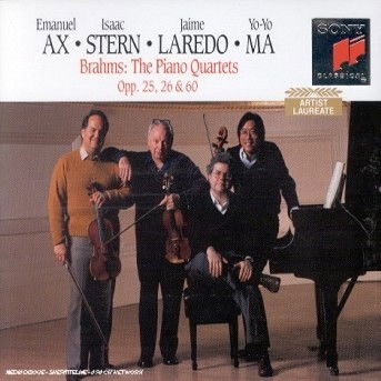 Cover for Brahms : Piano Quartets, Opp. 25, 26 &amp; 60 - Ax-stern-laredo-ma · Ax-stern-laredo-ma - (CD) (1995)