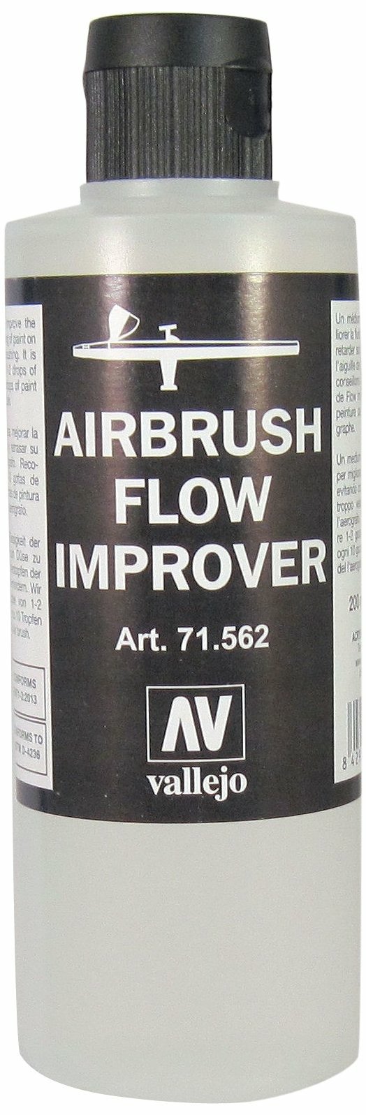 Airbrush Flow Improver 200ml 71562 - Vallejo - Andet - Acryicos Vallejo, S.L - 8429551715621 - 