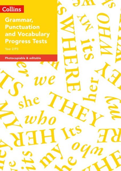 Cover for Sarah Snashall · Year 2/P3 Grammar, Punctuation and Vocabulary Progress Tests - Collins Tests &amp; Assessment (Paperback Book) (2019)