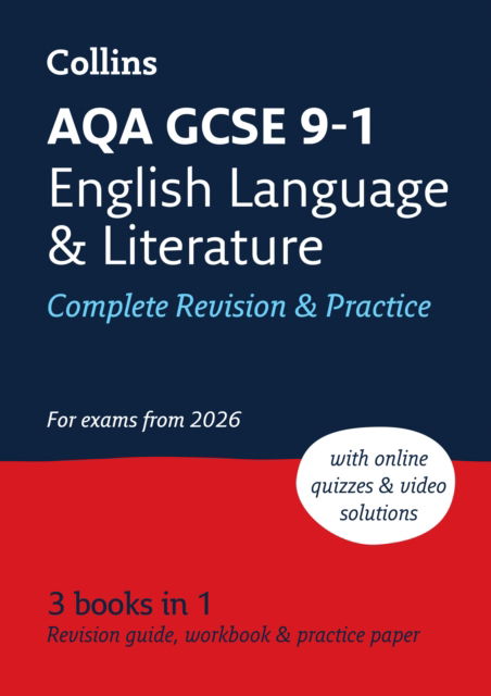 AQA GCSE 9-1 English Language and Literature Complete Revision & Practice: Ideal for the 2026 and 2027 Exams - Collins GCSE Grade 9-1 Revision - Collins GCSE - Books - HarperCollins Publishers - 9780008784621 - July 25, 2025