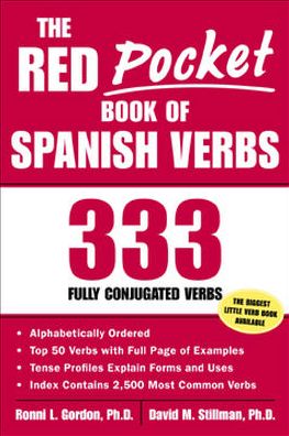 Cover for Ronni Gordon · The Red Pocket Book of Spanish Verbs (Paperback Book) [Ed edition] (2003)