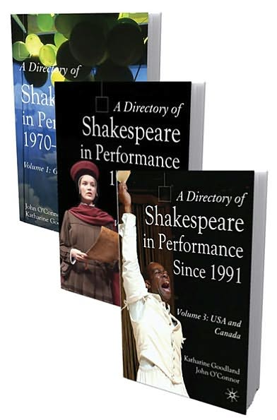 Cover for John O'Connor · A Directory of Shakespeare in Performance (Gebundenes Buch) (2012)